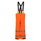 NASCO Sentinel FR rain bib overalls in Fluorescent Orange, alternate view