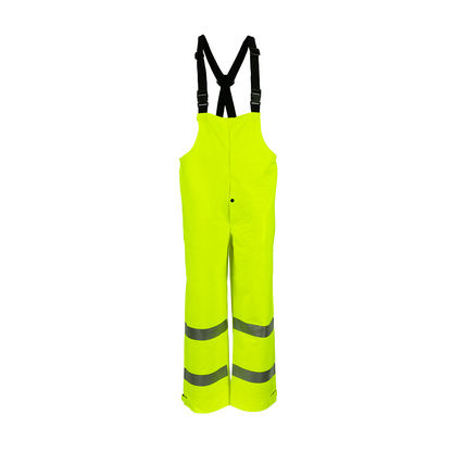 NASCO Sentinel FR rain bib overalls in Fluorescent Yellow