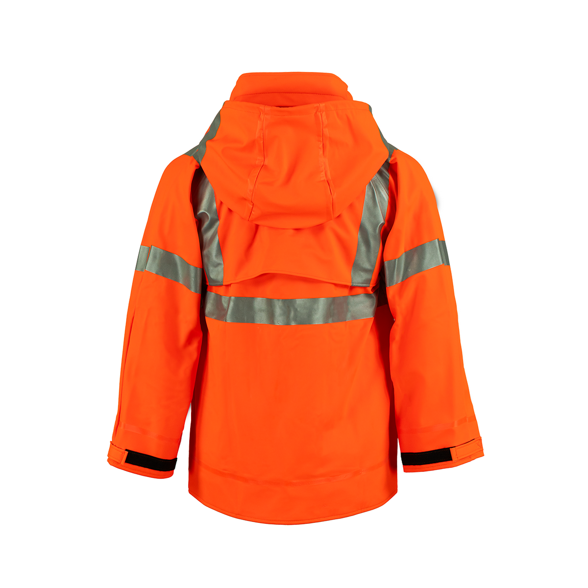 NASCO Sentinel FR rain jacket in Fluorescent Orange, alternate view