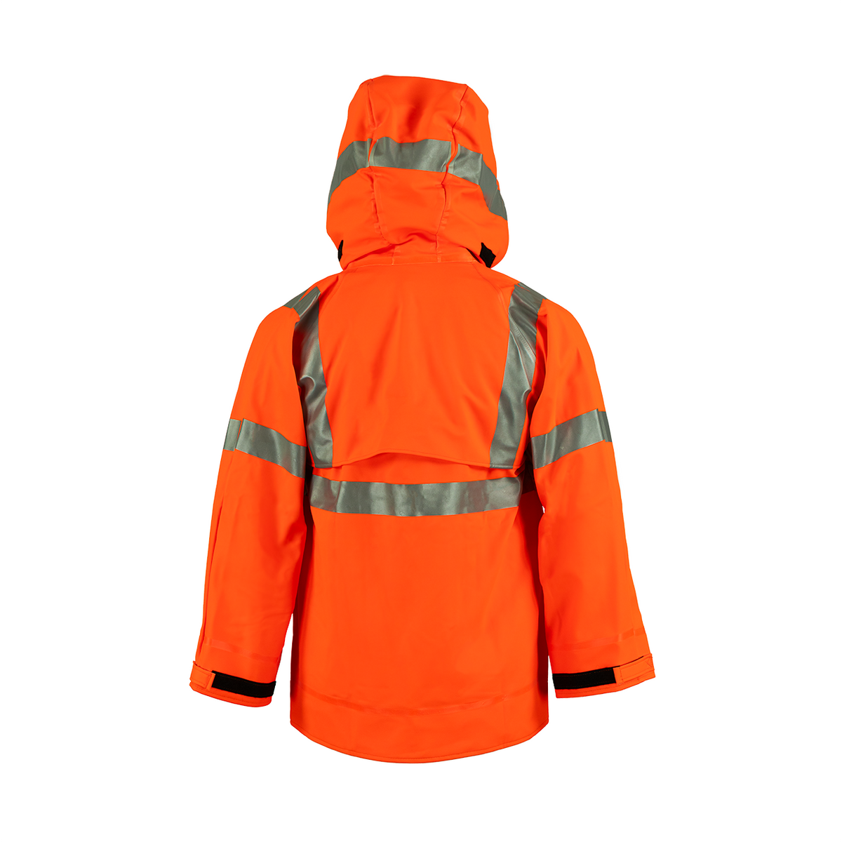 NASCO Sentinel FR rain jacket in Fluorescent Orange, alternate view