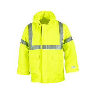 NASCO Sentinel FR rain jacket in Fluorescent Yellow