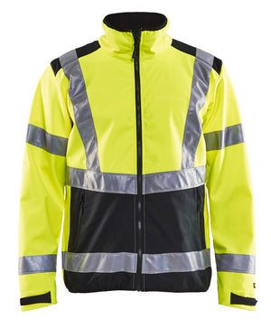 Blaklader - Hi-Vis Softshell Jacket - Yellow/Black - Type R, Class 3