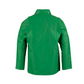 NASCO AcidBasic chemical splash rain jacket in Green, alternate view