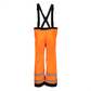 NASCO Omega 5501T FR rain bib overalls in Navy/Fluorescent Orange, alternate view