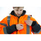 Majestic High Visibility Waterproof Jacket with Quilted Liner and Reflective Striping