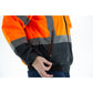 Majestic High Visibility Waterproof Jacket with Quilted Liner and Reflective Striping