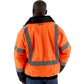 High Visibility Waterproof Jacket with Quilted Liner - Majestic With LOGO