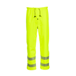 NASCO ArcJoule FR rain pants, front view with fly closure and drawstring waist