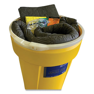 Spill Kit, 55 Gallon Sorbent Drum Spill Kit, Universal