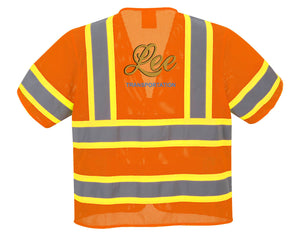 Lee Transportation Logo - US383 Augusta Sleeved Hi-Vis Vest - Portwest