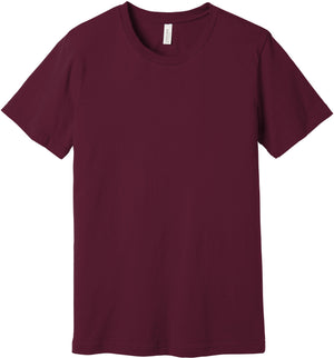 BELLA+CANVAS Unisex Jersey Short Sleeve Tee - Maroon