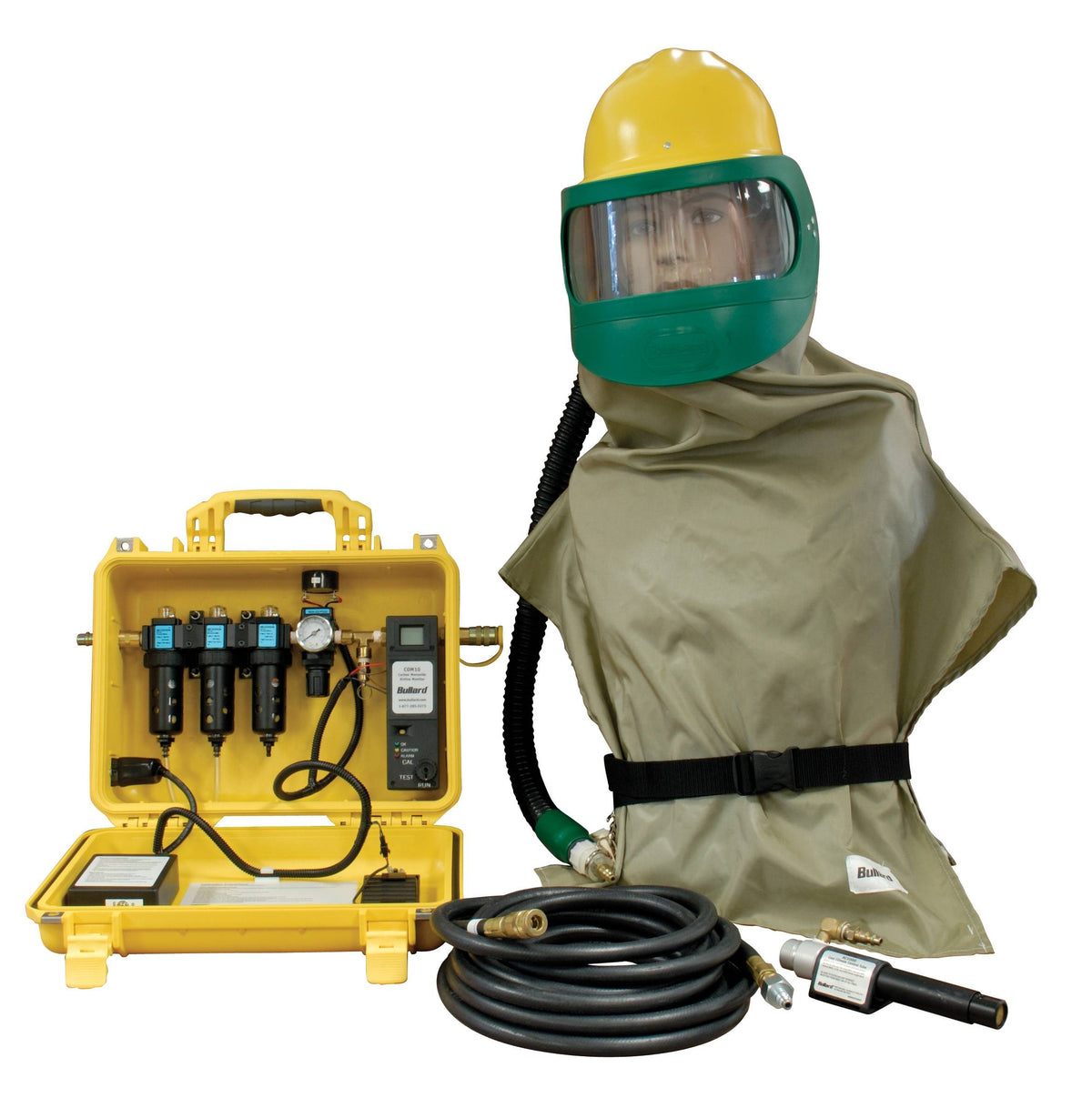 Bullard 88VX abrasive blasting respirator with Clean Air Box