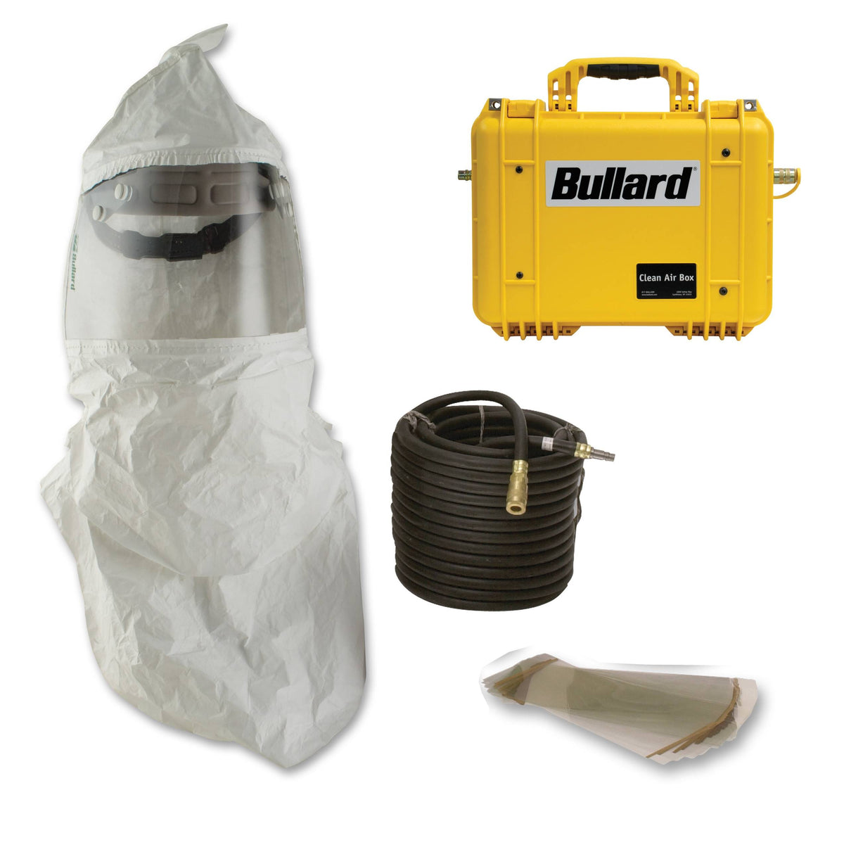 Bullard CC20 Clean Air Box supplied-air system with 100 ft airline