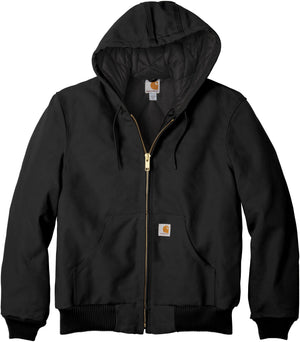 Carhartt Quilted-Flannel-Lined Duck Active Jacket