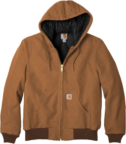 Carhartt Quilted-Flannel-Lined Duck Active Jacket