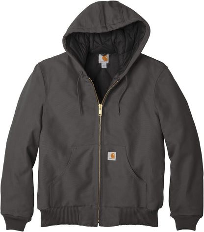 Carhartt Quilted-Flannel-Lined Duck Active Jacket