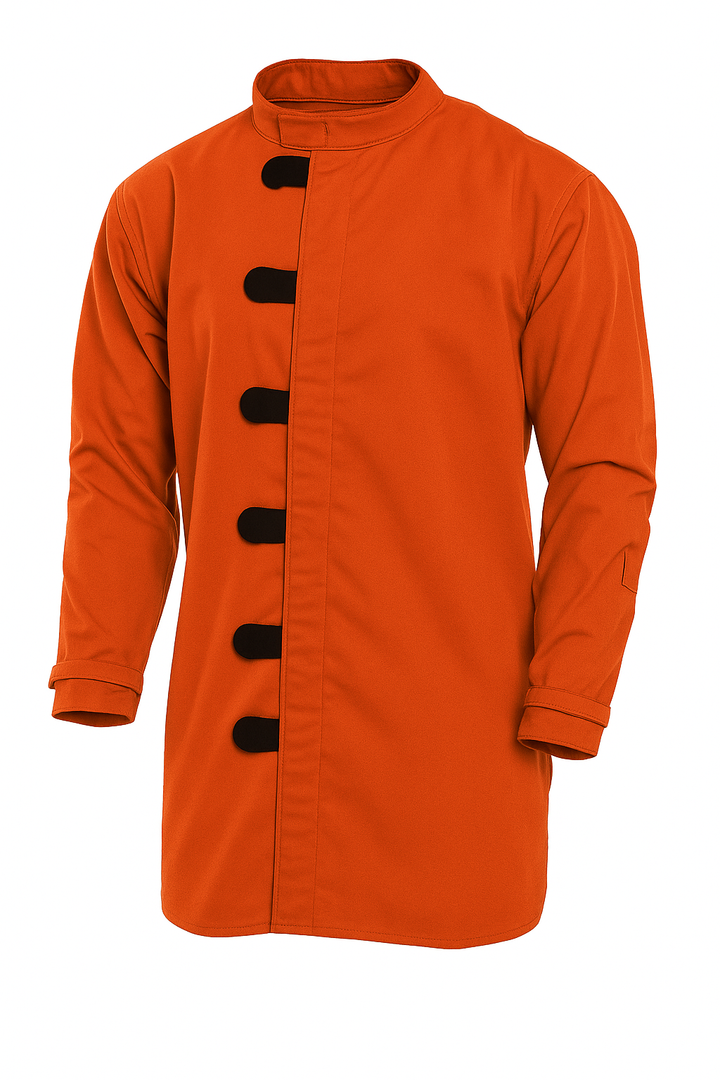 Orange Carbon Armour N7 SafeGuard Jacket for Molten Steel Splash Protection
