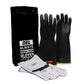 OEL Class 4 Rubber Gloves 18" 36000V Black/Yellow