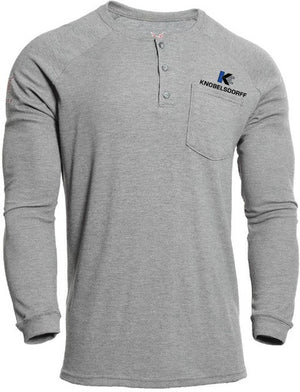 Knoblesdorff Logo - DRIFIRE Helix FR Long Sleeve Henley