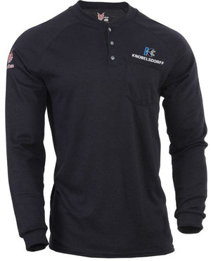 Knoblesdorff Logo - DRIFIRE Helix FR Long Sleeve Henley