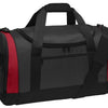 Apex Logo - Port Authority Voyager Sports Duffel - Dark Grey/Red
