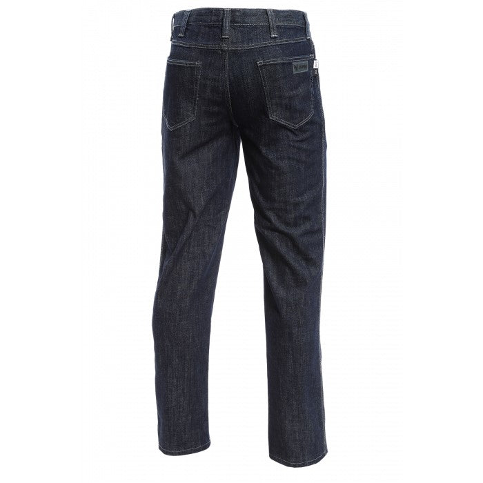 【DISCERNMENT】Send Damage Down Denim Pants Conshvi Men's Slim Fit Stretch Jeans Distressed Patchwork