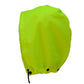 NASCO WorkLite HiVis detachable rain hood in Fluorescent Yellow, alternate view