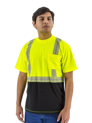 Bristol Logo - Hi-Viz Shirt with Reflective Chainsaw Striping, ANSI 2