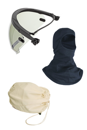 Enespro 20 cal Hover XTR™ Series Faceshield Kit with Universal Full Brim Adapter