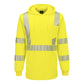 DLZ Logo - L042 Hi-Vis Lightweight Hooded T-Shirt - Portwest