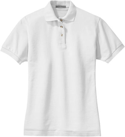 Port Authority Ladies Heavyweight Cotton Pique Polo