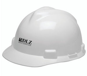 DLZ Logo - Qty 20 MSA V-Gard Ball Cap White w/Ratchet Suspension (Fast Trac)