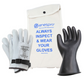 Enespro® Made in USA Class 0 Rubber Voltage 11" Glove Kit