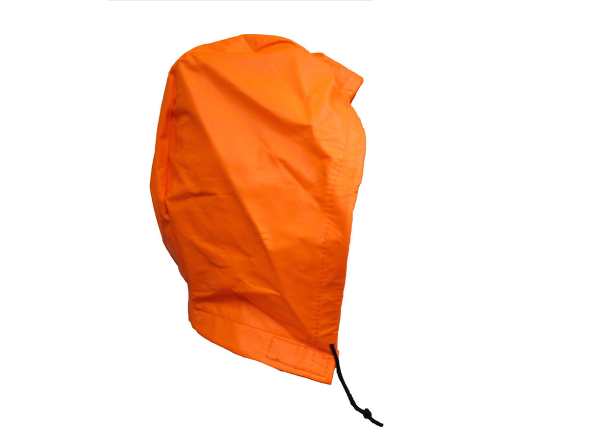 NASCO Sentinel detachable FR rain hood in Fluorescent Orange