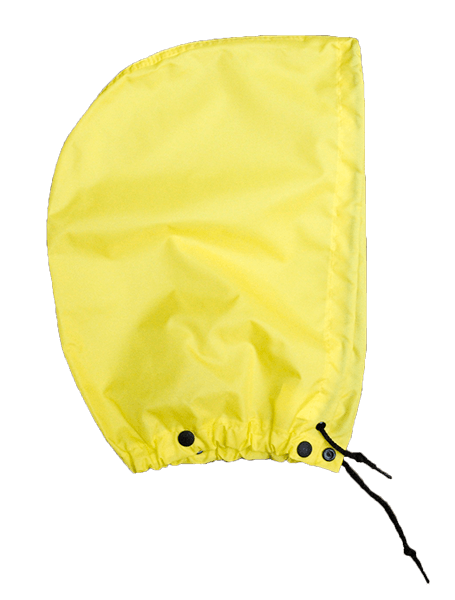 NASCO WorkLite detachable rain hood in Yellow