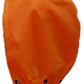 NASCO Sentinel detachable FR rain hood in Fluorescent Orange, alternate view