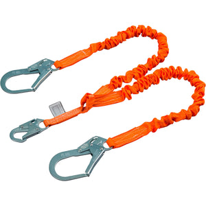 Miller Titan II Double Leg Stretch Tubular Shock-Absorbing Web Lanyard 6'