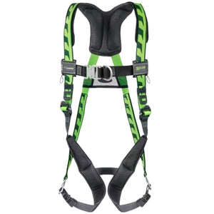 Miller AirCore Premium Breathable Full-Body Harness with Back / Front D-Rings and Quick-Connect Chest & Leg Buckles