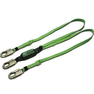 Miller HP Double Leg Web Lanyard 6'