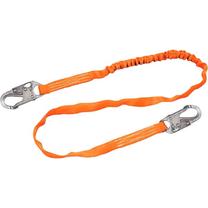 Miller Titan II Single Leg Tubular 6' Shock-Absorbing Web Lanyard