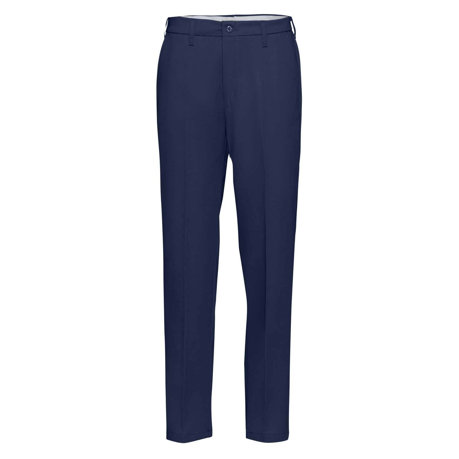 Navy blue Bulwark FR pants on a white background