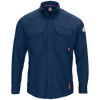 Bulwark - iQ Series® Comfort Woven Men's Lightweight FR Shirt - Navy