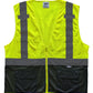 CA Hull Logo - Vohl Hi-Vis Safety Yellow Mesh Vest