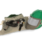 Bullard GVX respirator, Green / 28 in. nylon cape / Regular tube (GVXBT) + AC1000 cooling