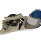 Bullard GVX respirator, Navy / 28 in. nylon cape / Regular tube (GVXBT) + AC1000 cooling