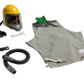 Bullard GVX respirator, Yellow / 38 in. nylon cape / Regular tube (GVXBT) + F30 continuous flow