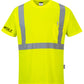 DLZ Logo - S190 Hi-Vis Short Sleeve Pocket T-Shirt - Portwest