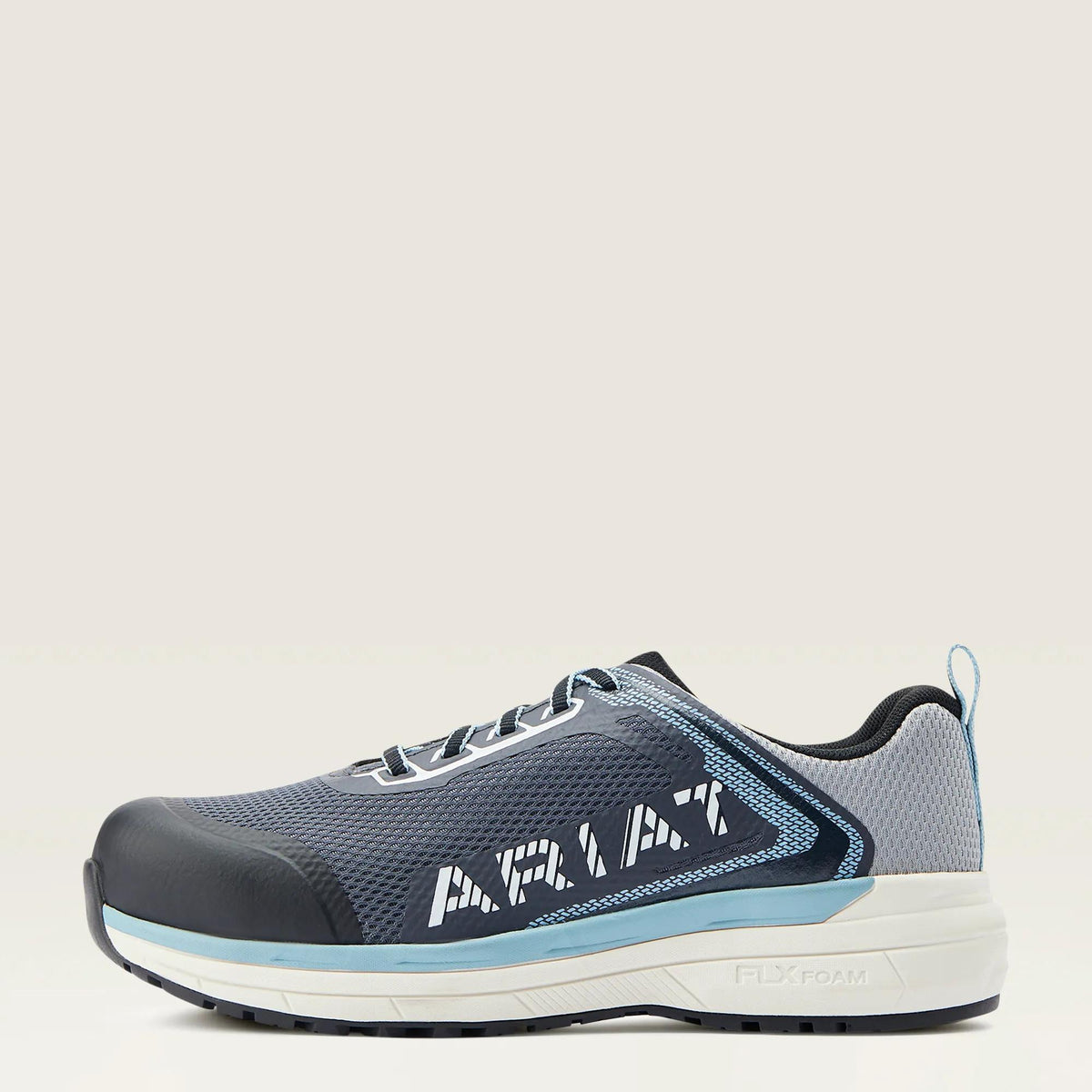 Ariat Women's Outpace Static Dissipative Composite Toe Work Shoe in Ebony, side view