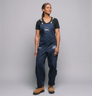 OEL 12 Cal Bib Overall Navy