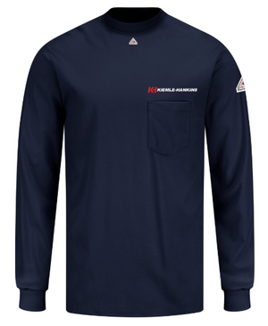 KH Logo - Bulwark Men's Lightweight FR Long Sleeve T-Shirt